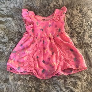 Girls 5T butterfly top